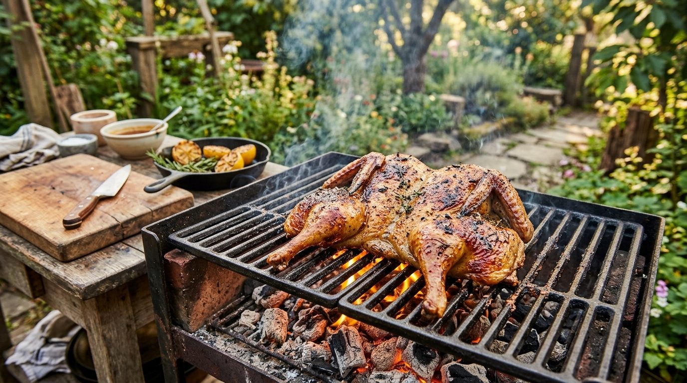 Canard rôti au barbecue et sur le grill : conseils pour une peau croustillante