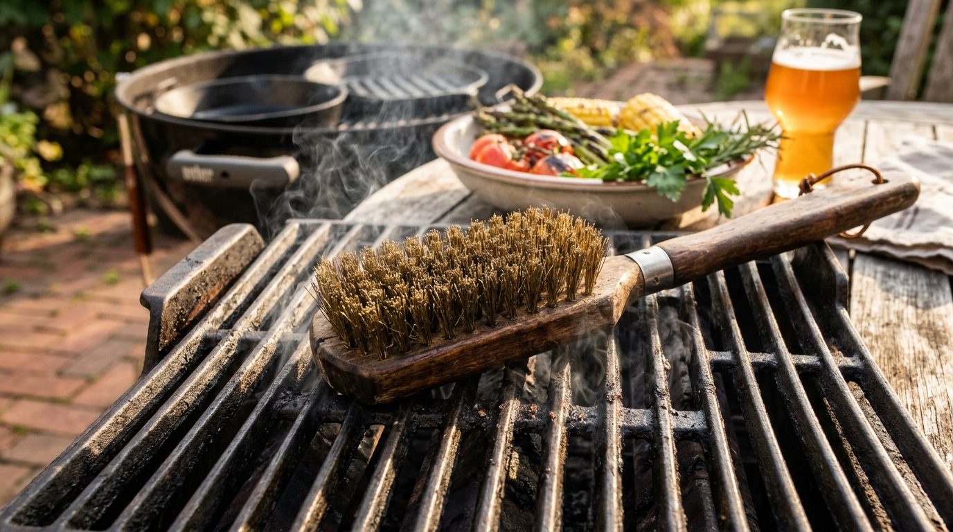 Pourquoi et comment utiliser une brosse en laiton pour votre grilloir
