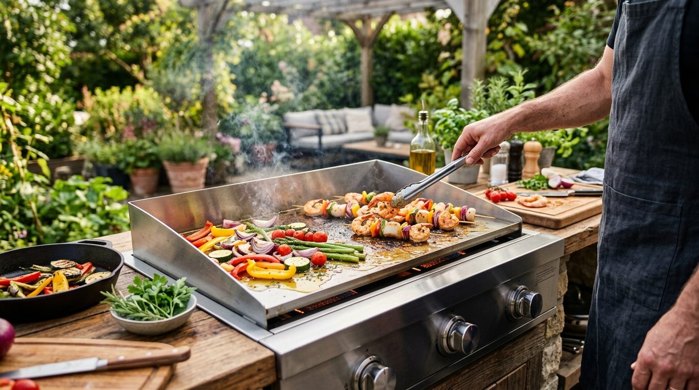 Plancha Nino II tout inox : le test complet pour votre cuisine d&rsquo;extérieur