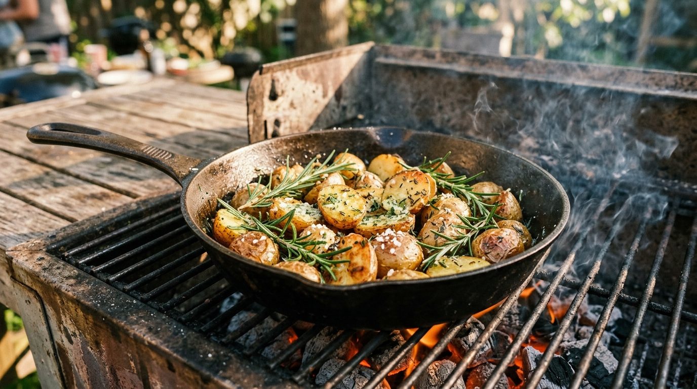 Pommes de terre dorées au barbecue : le guide pour une croûte croustillante et un cœur fondant