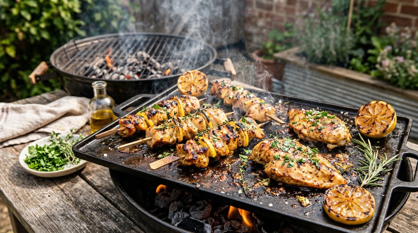 Poulet mariné au miel et citron à la plancha ou au barbecue : le guide complet