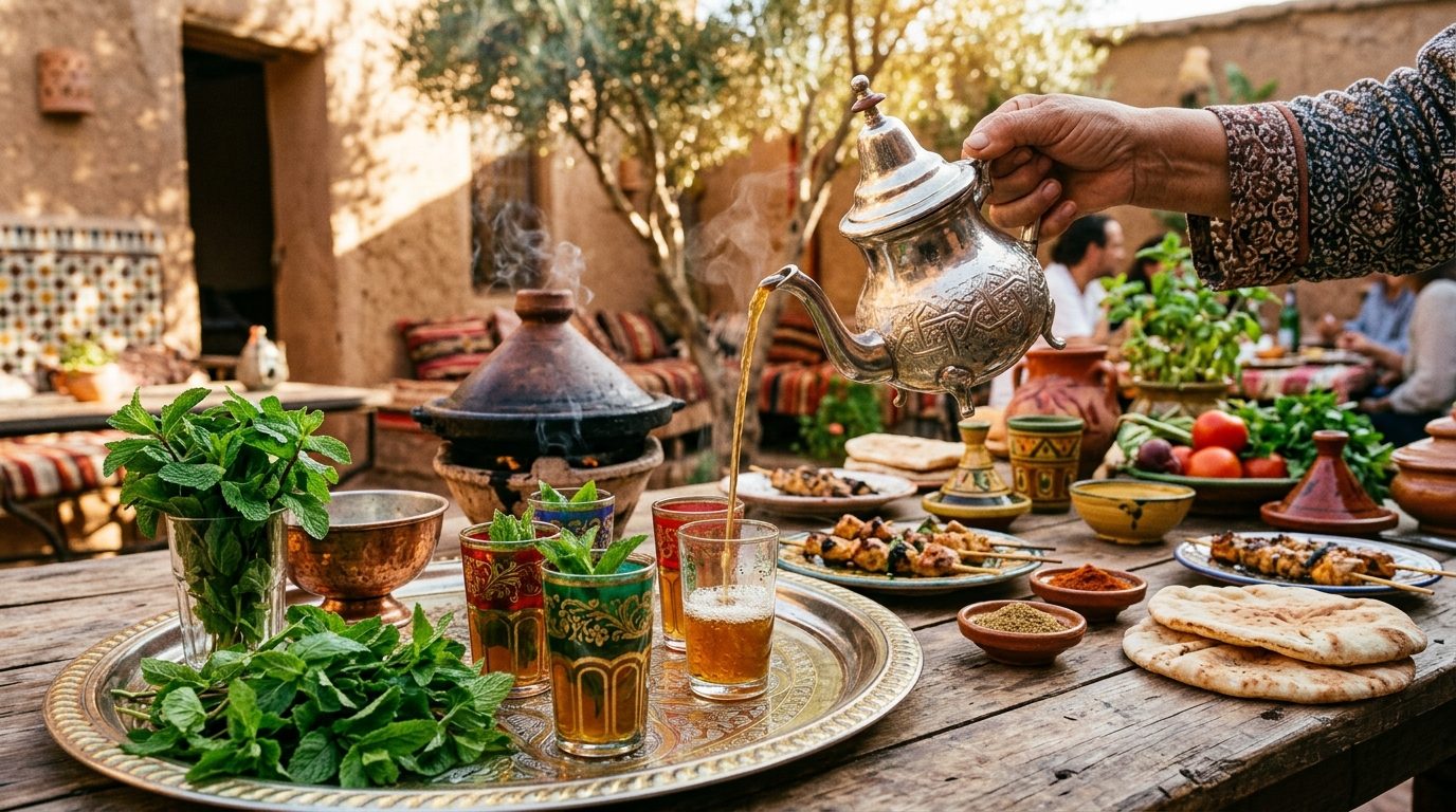 La recette authentique du thé à la menthe marocain