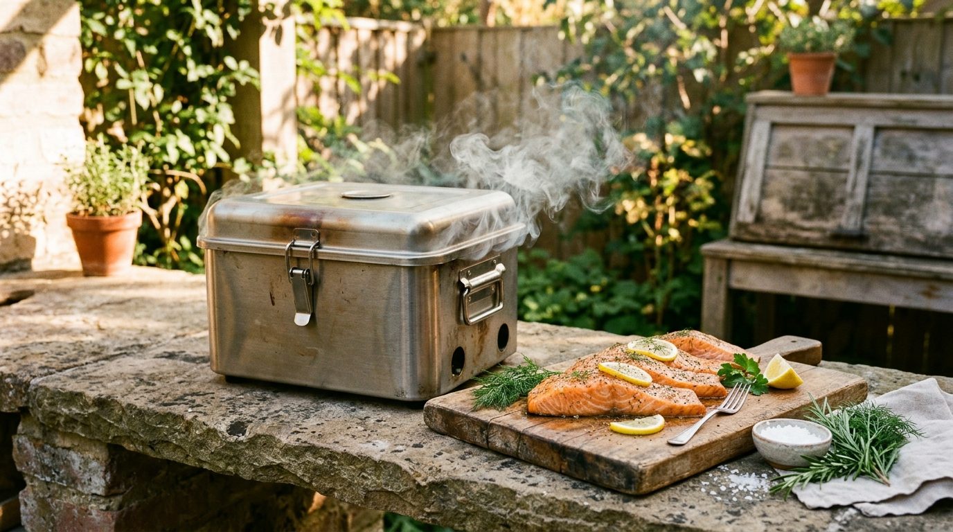 Fumer viandes et poissons : le guide du fumoir de table en inox