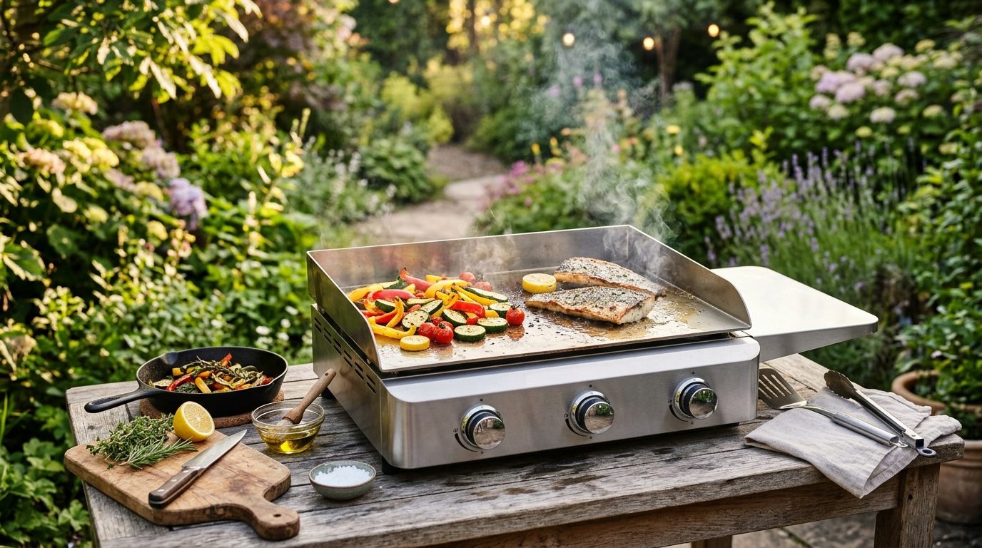 Plancha Baila : le test complet d&rsquo;un classique tout inox pour l&rsquo;extérieur