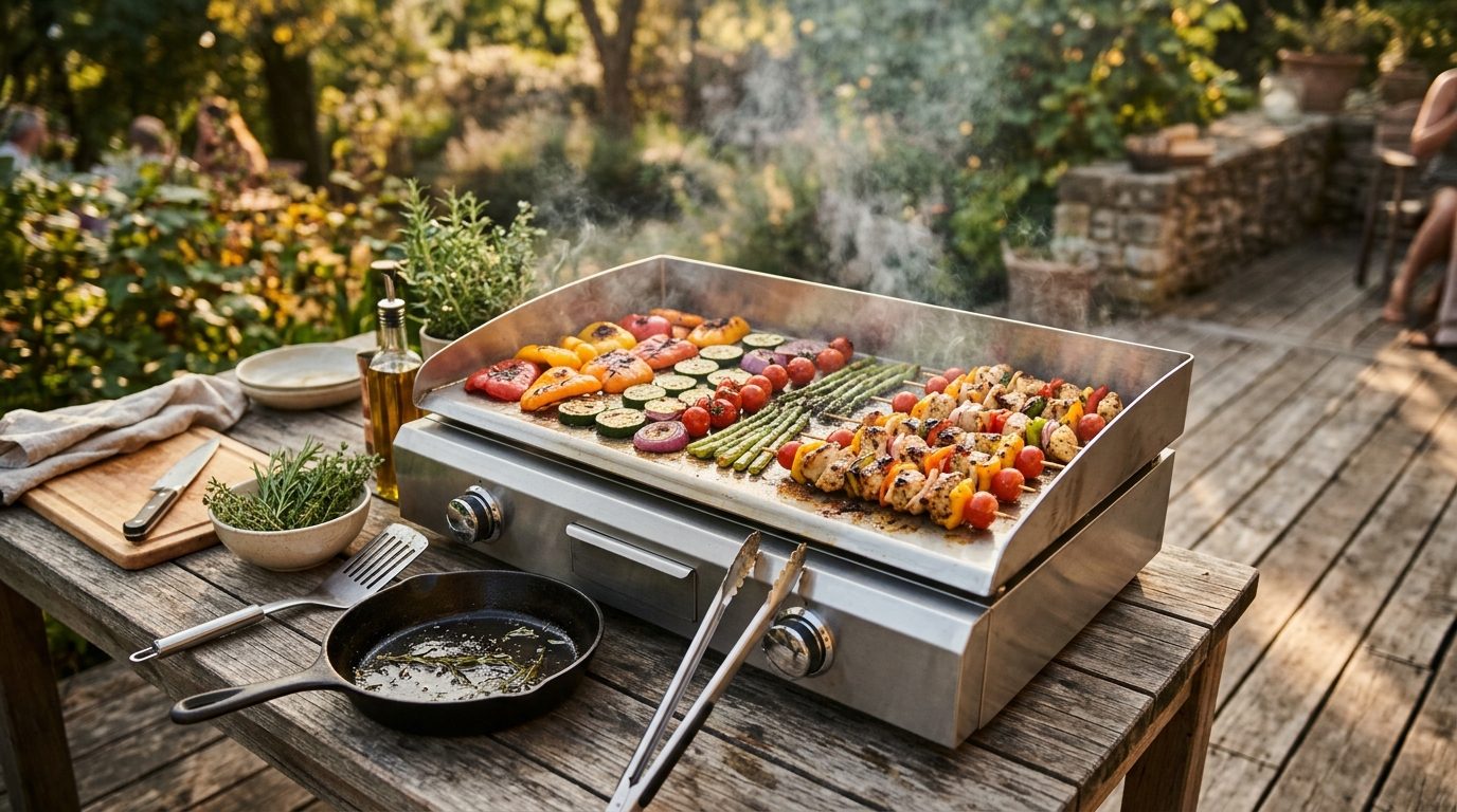 Plancha Nino II tout inox : le banc d’essai complet pour cuisiner en extérieur