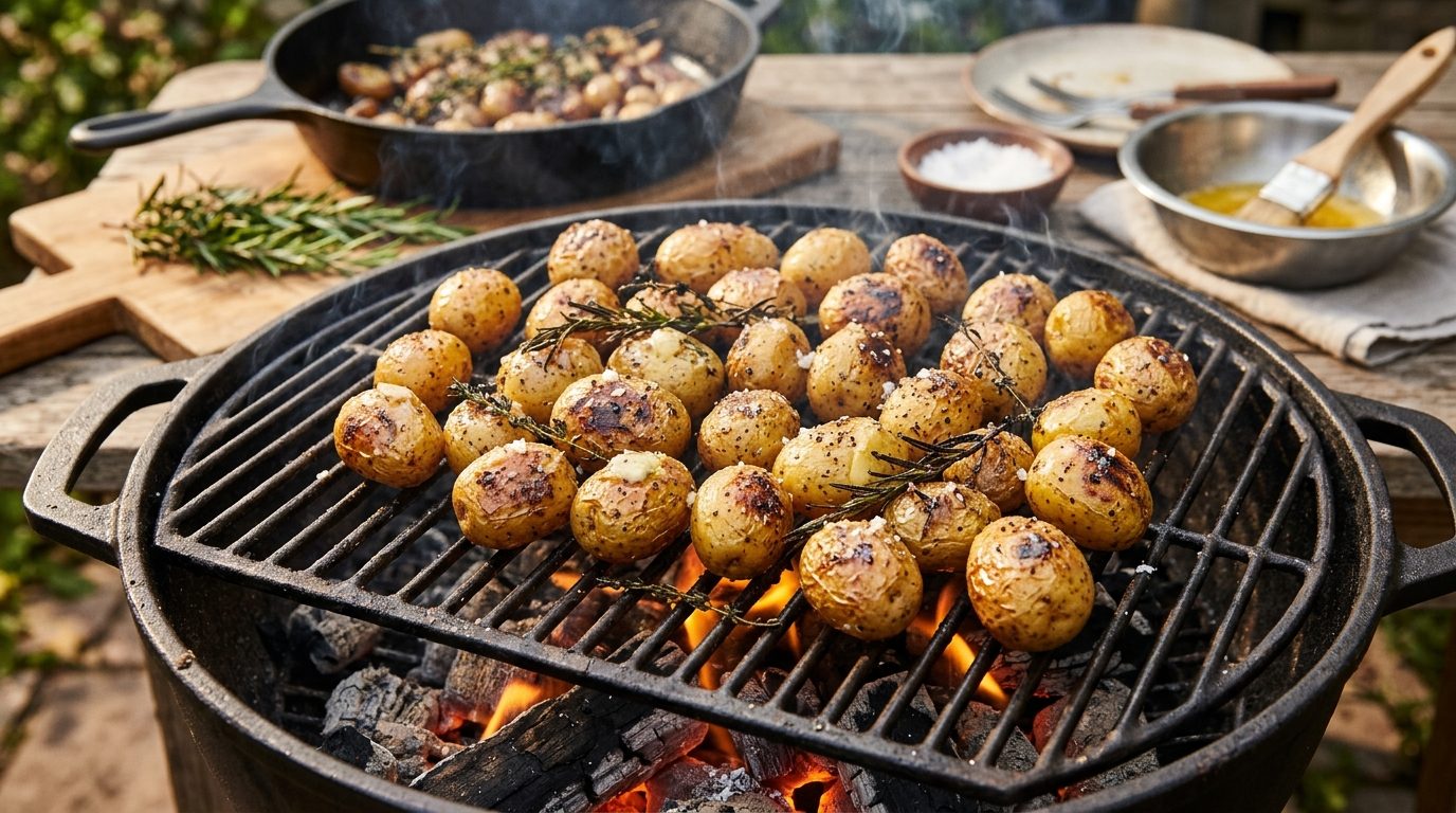Pommes de terre dorées au barbecue : astuces et cuisson parfaite