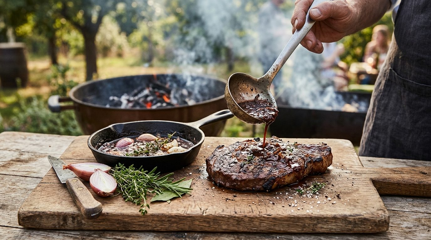 Recette de la sauce bordelaise : le grand classique des viandes grillées