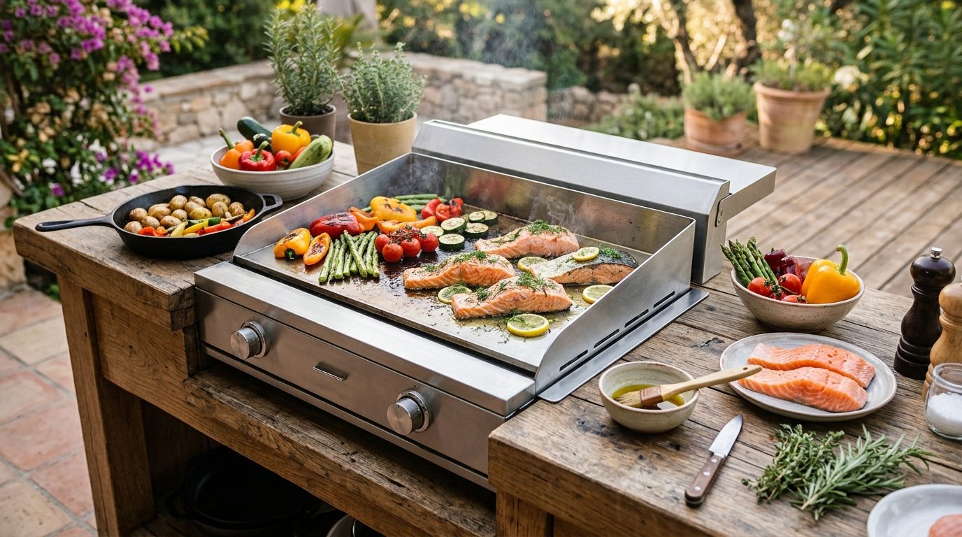Adopter une plancha inox professionnelle pour vos repas d&rsquo;extérieur